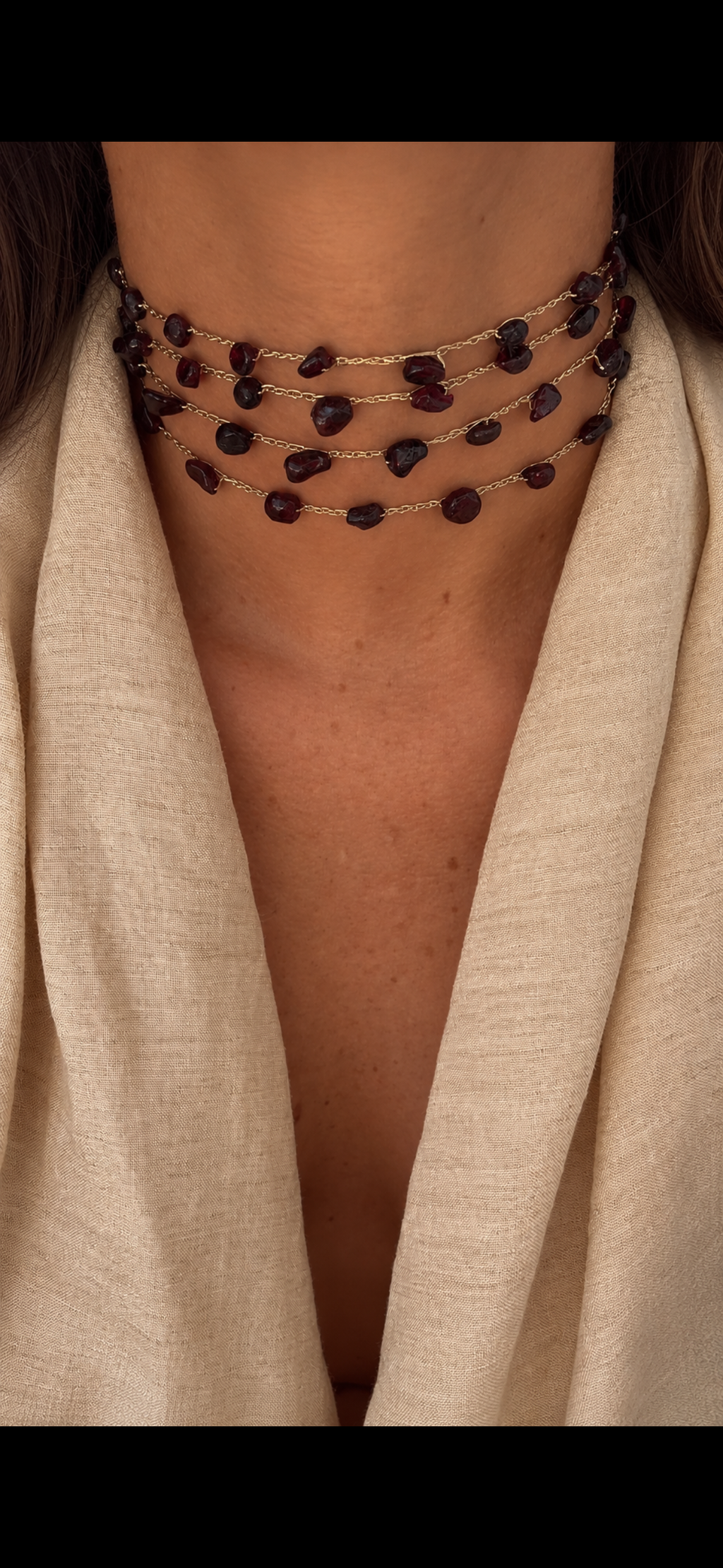 Choker Bordeaux
